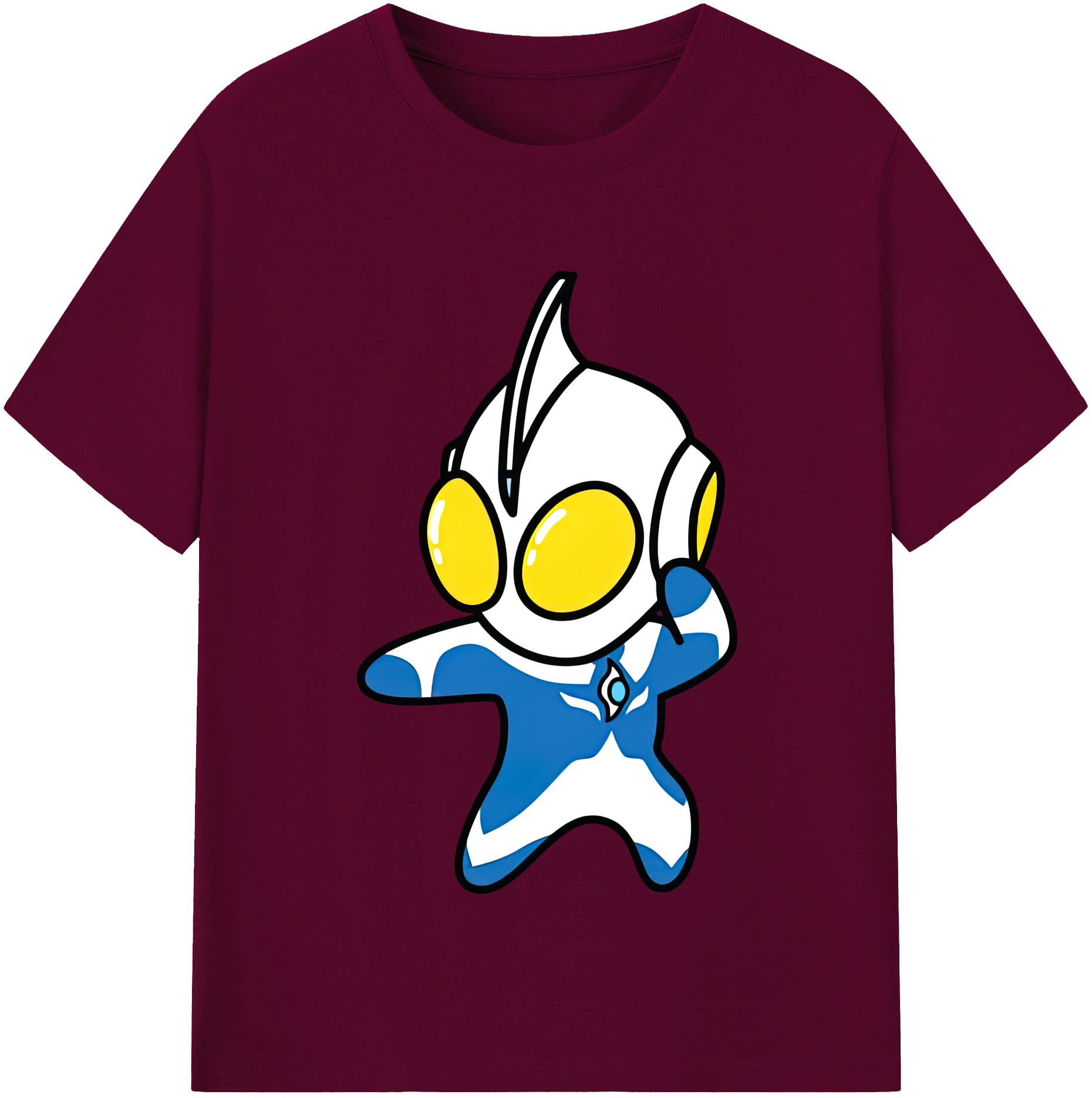 （画像用） ウルトラマン Ultraman レディースカジュアルプリントTシャツ（綿100％）